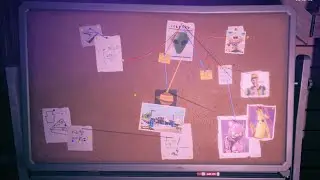 Fortnite | Interact with Bunker Jonesy's conspiracy board