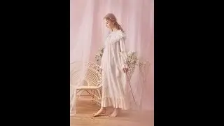 Victorian Nightgown Vintage Sleepwear.