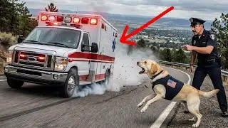 Scout Labrador Dog Police Saves a Pregnant Woman on a Brake-Failure Ambulance &mdash; Everyone Was Shocked
