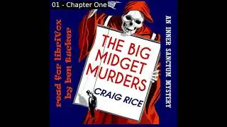 The Big Midget Murders by Craig Rice read by Ben Tucker Part 1/2 | Full Audio Book