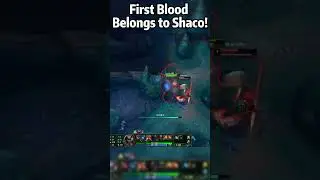 First blood belongs to Shaco #leagueoflegends #shacojungle #riotgames