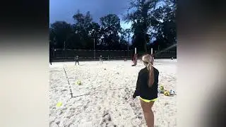 Top spin serve 