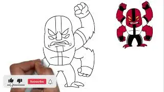 How To Draw Four Arms | Ben 10 | Drawing