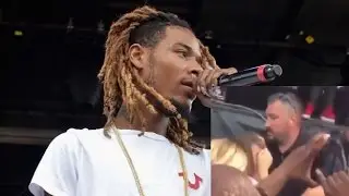 Fan who got hurt when Fetty Wap Jumped off Stage at Concert say its Not his Fault.
