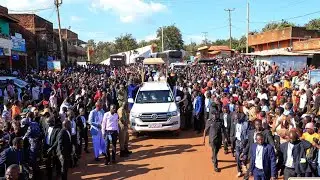 Kyabazinga's Royal Wedding convoy paralyses Jinja City, security finds hard time clearing the way