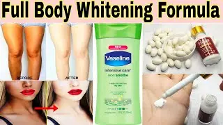 How to Make Full Body Whitening Lotion at Home - Replacement of Salon Secret Whitening Capsules