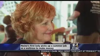 Wife Of Maine's Governor Takes Waitressing Job