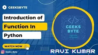 Python Tutorial:  Functions in Python - 1