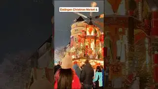 Magical Glimpse of Esslingen Christmas Market 2024 | Festive Lights & Holiday Cheer
