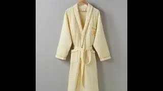 YRF-Bath Wrap,100% Mulburry Silk Bathrobe Woman,Silkrobes,Double Layer Spa Bathrobe,China Factory