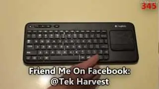 Logitech Wireless Touch Keyboard K400: Unboxing