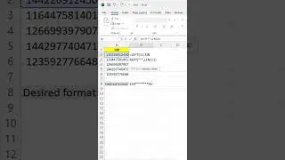 Secure Your ID Numbers in Excel ! #exceltutorialinhindi #exceltipsandtricks #exceledhub