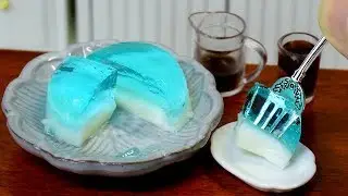 Mini Food 'Blue Hawaii Jelly' ミニチュア料理『ブルー・ハワイのゼリー』Miniature cooking