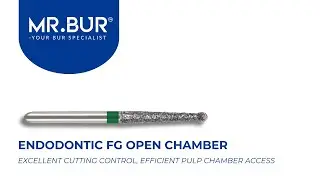 ISO 802L FG Open Chamber Endodontic Series Diamond Bur FG | MR.BUR
