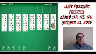 Learning Freecell By Doing and Explaining Games 172, 173 and 174