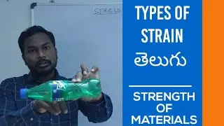 Strain in Strength of Materials | Strain | Tensile,  Compressive,  Shear, Volumetric Strain