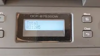 Brother DCP B7535 DW Total Pages Count