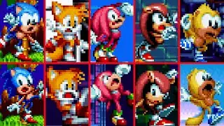 Sonic Mania Plus: All Character Balancing Animations