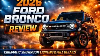 2026 Ford Bronco Review | Cinematic Showroom Lighting & Full Details