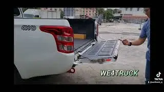 ฝาปิดกระบะรถตอนเดียว Triton4x4 กับชุดผ่อนน้ำหนักฝาท้ายเบา #Rollerup #Rollerlid #Prolift  by WE4TRUCK