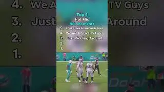 Top 5 Hot Mic NFL Moments #nfl #funny