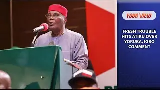 [SEE VIDEO]: Atiku Sparks Outrage Among Nigerians Over Anti-yoruba, Igbo Comment