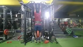 Weighted neutral grip pullups + 30kgs for 2 reps @B.W 70.7 kgs.