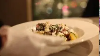The Waiter Takes The Salad In a Restaurant - Stock Footage | VideoHive 15341118