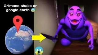 😳 Creepy Grimace shake found on google earth and google maps #googleearth  #mrinvisibleearth