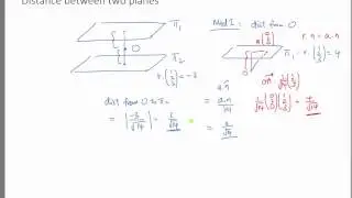 JC math tuition - H2 A levels Math - Distance between 2 planes in vectors