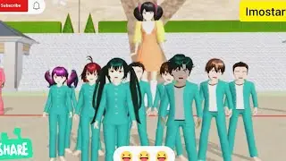 SAKURA SCHOOL PLAY WITH SQUID GAME  DON'T STOP 🛑| GAMEPLAY WALKTHROUGH ANDROID LIVE @imostaryt