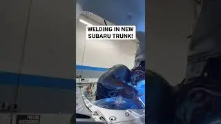 MIG WELDING A NEW TRUNK FLOOR PAN ON SUBARU FORESTER! (FULL VIDEO OUT)