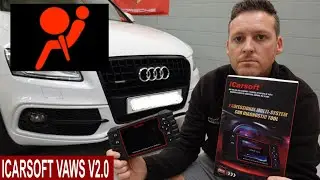 iCarsoft VAWS v2.0 OBD2 Scan Tool SRS Airbag Diagnose/Reset for VAG Audi VW Seat SKoda