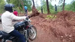 Hero impulse offroad in forest