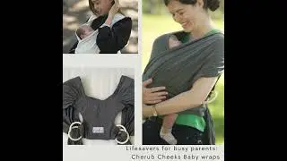 Ergonomic Carrier for Mom Dad and for Tiny Treasure: Cherub Cheeks - The Comfy, Cozy Babywearing