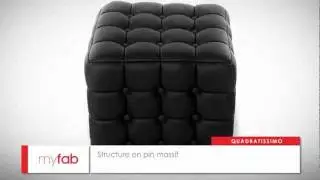 Poufs Ottomans Quadratissimo par myfab