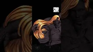How to Paint Flame Red Hair with Pro Acryl!