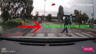 Terminal 3 drop off zone Manchester Airport