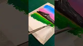 Simple Acrylic Painting For Beginners #creative #paintingideas #acrylicpaint #exploreart #viral #art