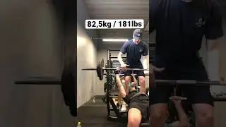 82,5kg Bench Press PR FAIL!