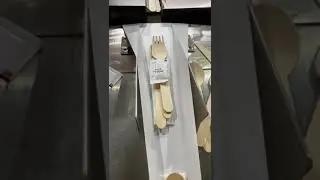 Flow wrap packing machine for spoon packing               #automaticpackingmachine #packingmachine#