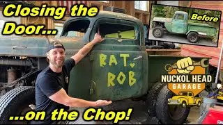 Двери представляют собой финальную версию грузовика Chop Top Truck 1952 года!