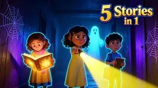 Top 5 Moral stories by Booklight | 5 मिनट की 5 कहानियाँ | Kids Animated Story Compilation #storytime