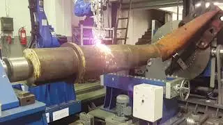 RUDDER STOCK LASER CLADDING