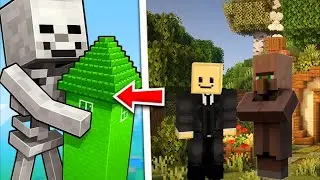 Minecraft SKELTON ULKAN TUZOQLI BINO QURDI  (tuzoqdan Uta oldimi?)