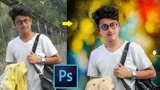 Photo Editing and Background Change photo in Adobe Photoshop cc 2018