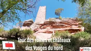 Trek des chateaux des vosges du nord. Bivouac 2 jours
