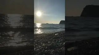 Deep relaxing ASMR sounds of the sea with the view of Buljarica beach in Montenegro.