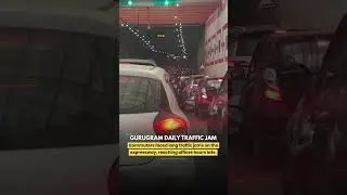 2&ndash;3 Hours Stuck: Gurugram&rsquo;s Daily Traffic Reality #gurugram #airquality #news #airpollution