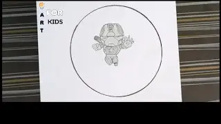 How to draw a cute war machine easy drawing